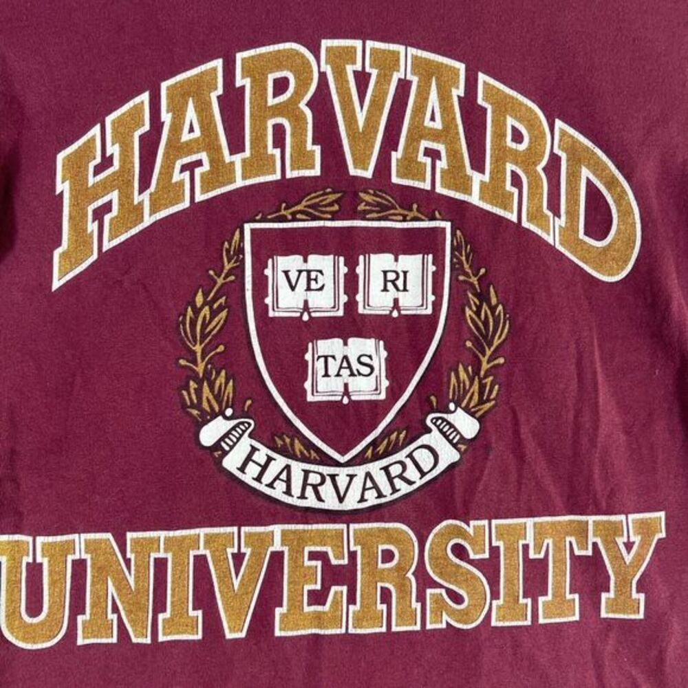 Gildan Burgundy Harvard University Graphic Tee - Picture 5 of 8